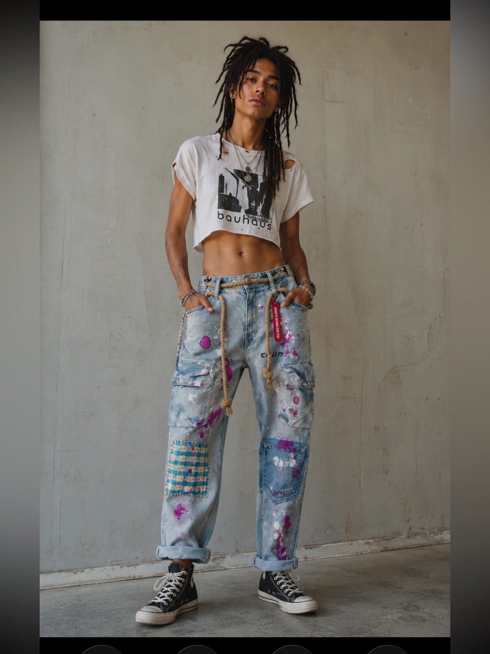 CRAM.x Ecko drop crotch jeans